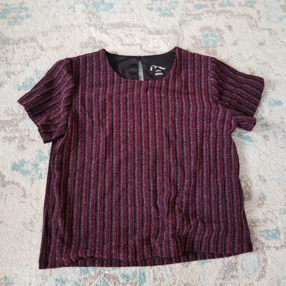 Art class girls size L glitter top